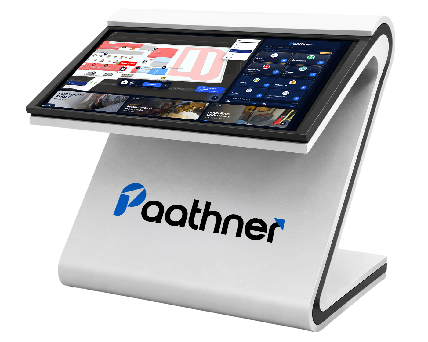 Paathner navigation kiosk